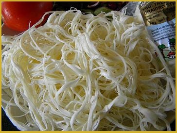 Hand Braided String Cheese with Black Caraway Seed